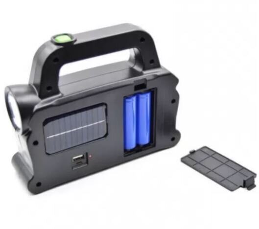 Lanterna de mana HB-6168, panou solar, USB, 10W